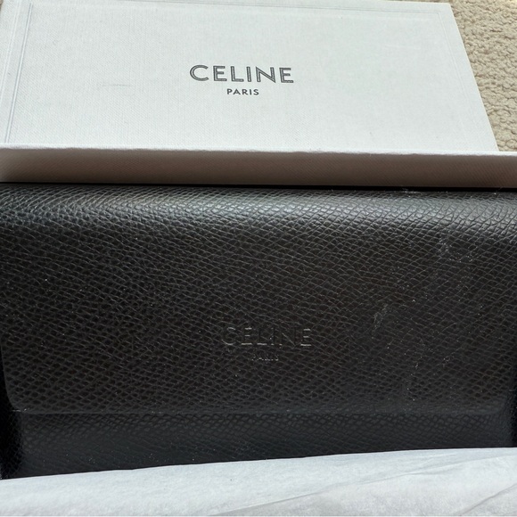 Celine CL40011S 40011 01B Sunglasses Authentic 58 mm Studded Black Gradient Nice - Picture 16 of 16